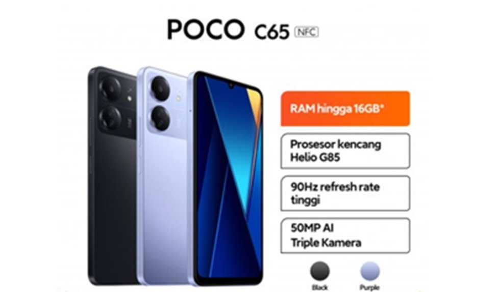 POCO C65, Juara Baru Smartphone di Kelas 1 Jutaan dengan Performa yang Memukau