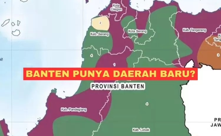 Daftar 6 Wilayah Pemekaran Baru yang Bakal Terbentuk di Provinsi Banten
