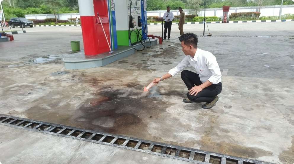 Motor Tangki Modif di Lubuk Linggau Terbakar, Isi Pertalite 30 Liter, SPBU di Tutup