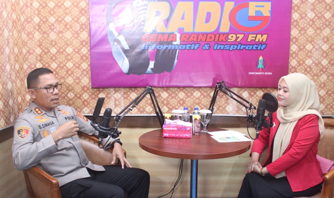 Jadi Bintang Tamu Podcast Hallo Muba, Kapolres Bicara Kesehatan Mental, Generasi Z, dan Tantangan Zaman 