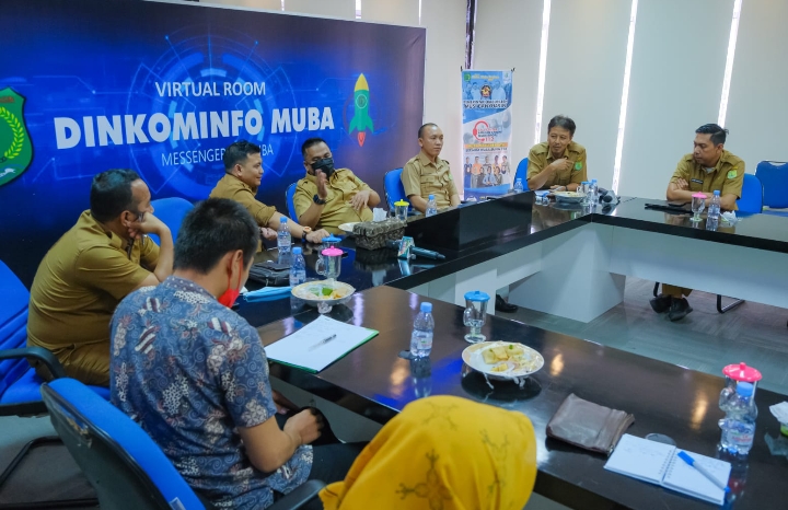 Kominfo Muba Sharing Informasi Bareng Kominfo Muratara 