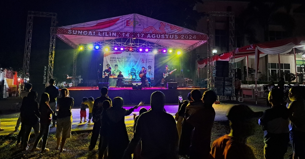 Semarak Sungai Lilin Expo Malam Ini, Tampilkan Live Musik Band Lokal