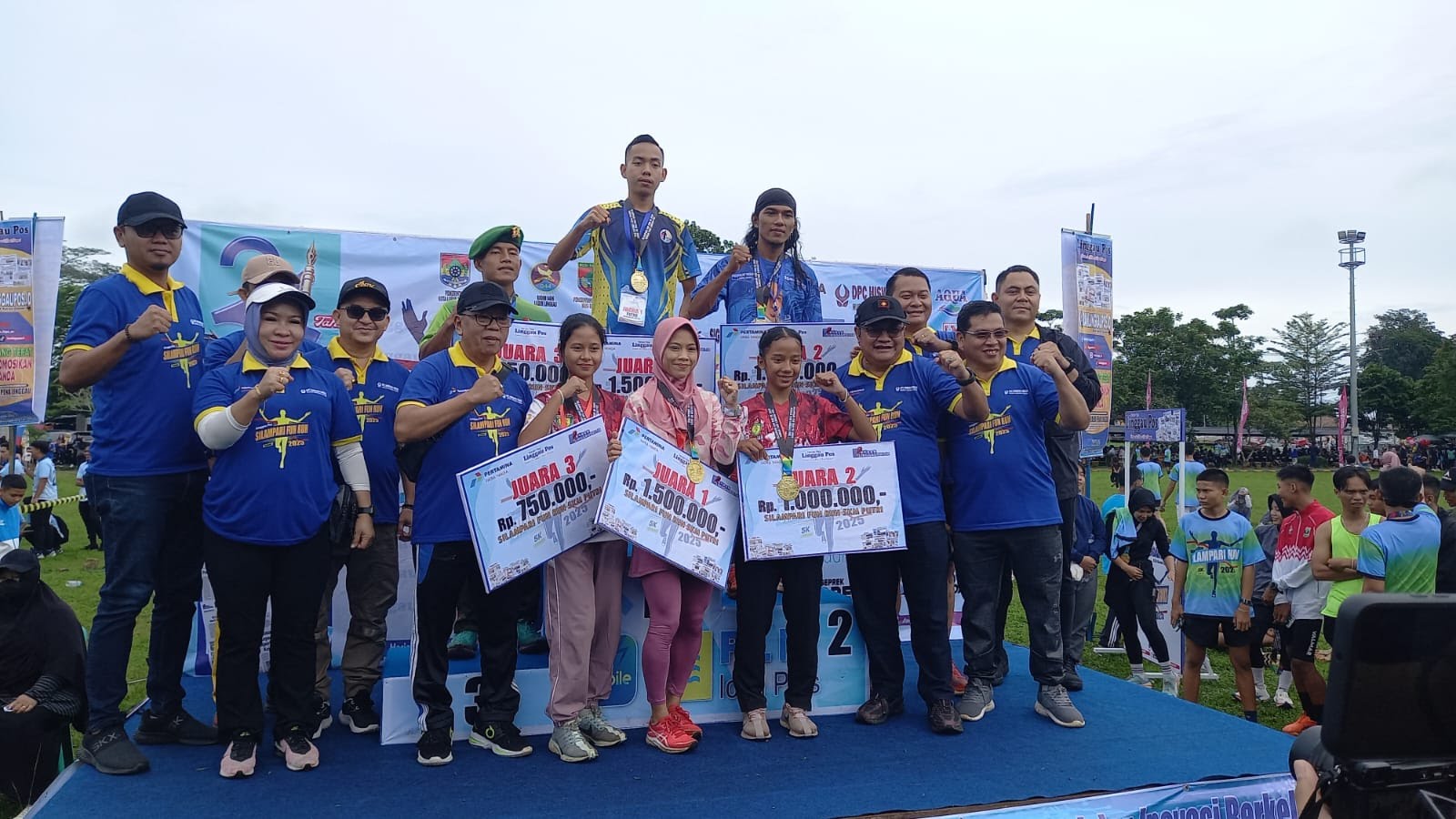 Pelari Putri Asal Musi Banyuasin Borong Medali di Silampari Fun Run 2025