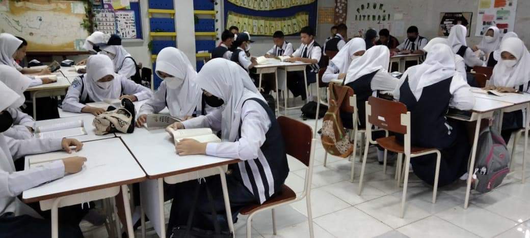 SMPN 6 Unggul Sekayu Galakkan literasi.