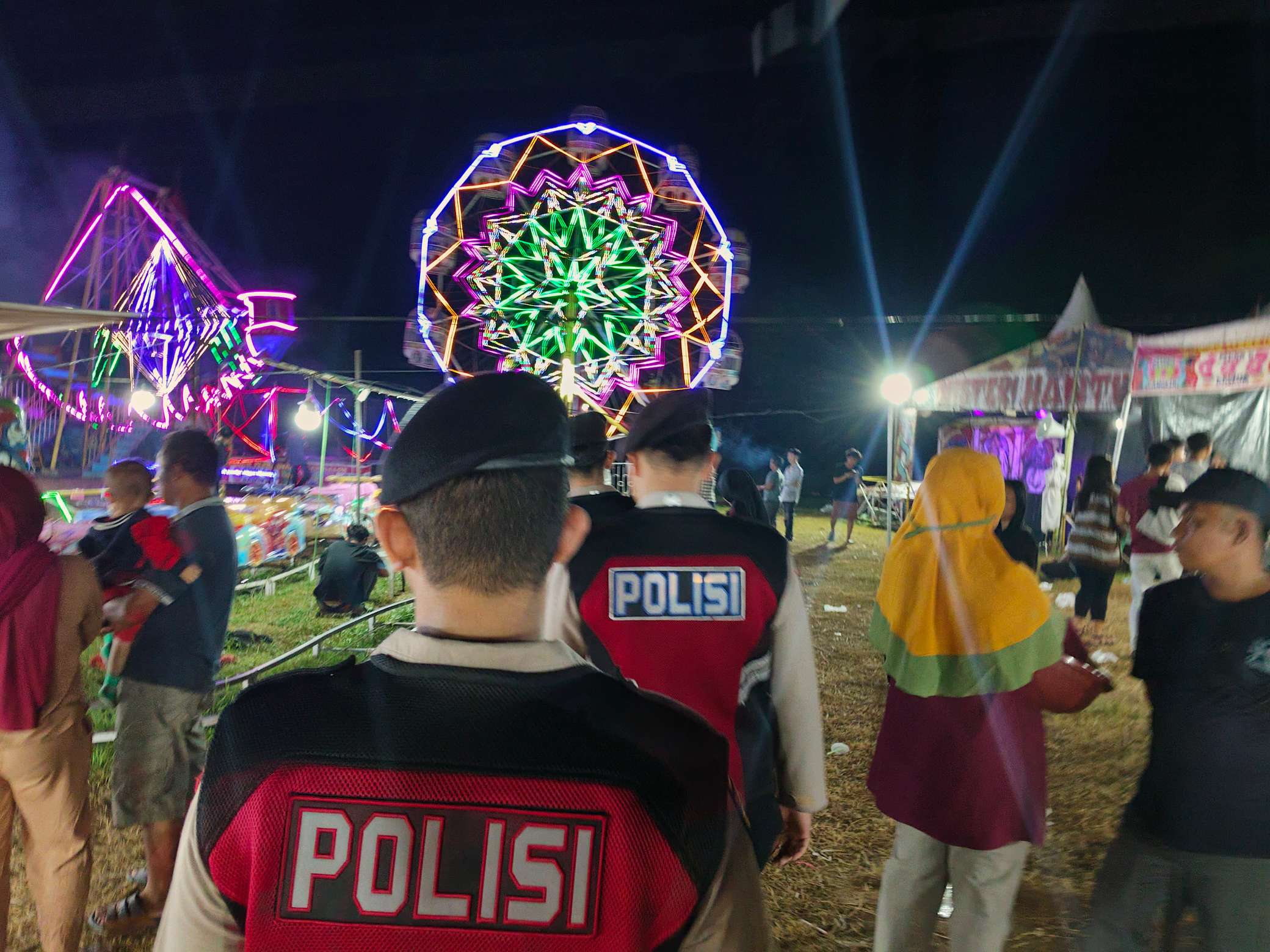 Jaga Kamtibmas di Kota Sekayu, Sampta Polres Muba Rutin Gelar Patroli Dialogis Dimalam Hari