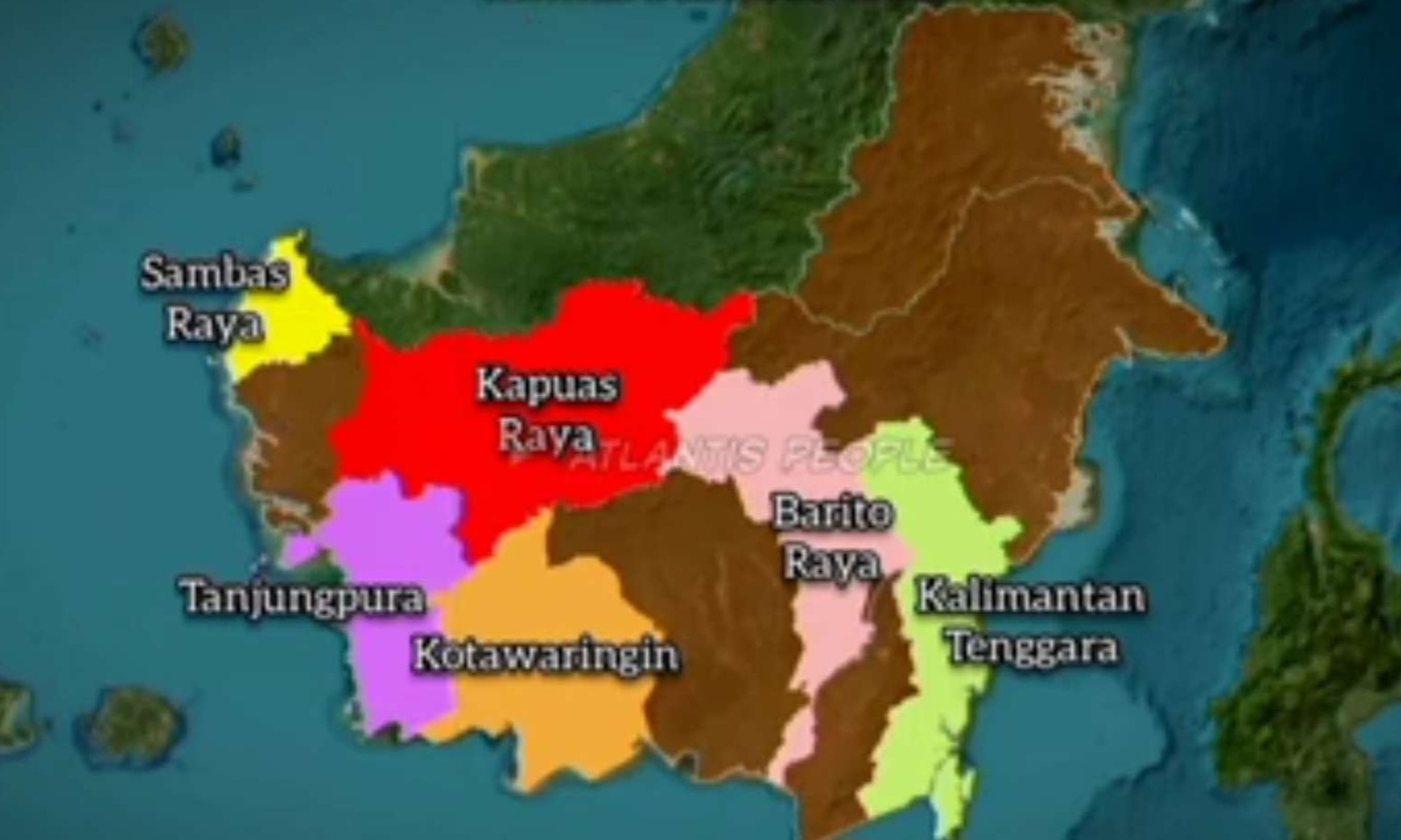 Pulau Kalimantan Ada 6 Daerah Yang Diusulkan Provinsi Baru, Berikut Daftarnya
