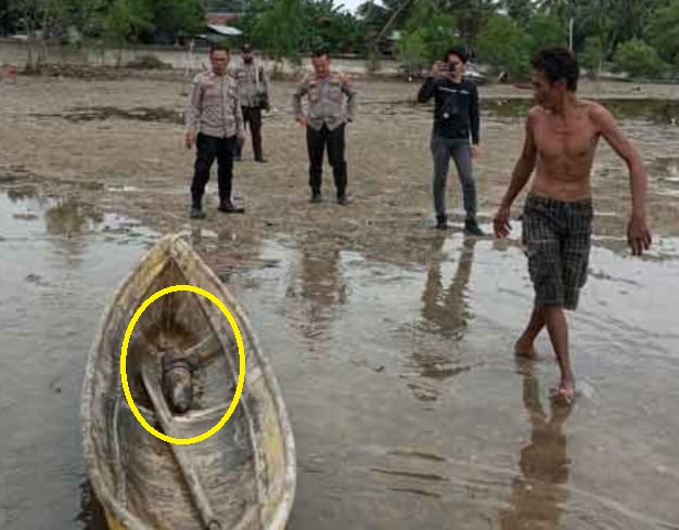 Nelayan Belitung Temukan Benda Diduga Mortir, Begini Kondisinya