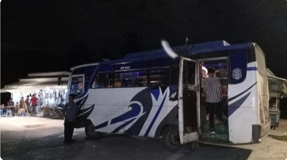 Libur Sekolah Hampir Usai, Penumpang Bus Sanga Desa–Palembang Membludak