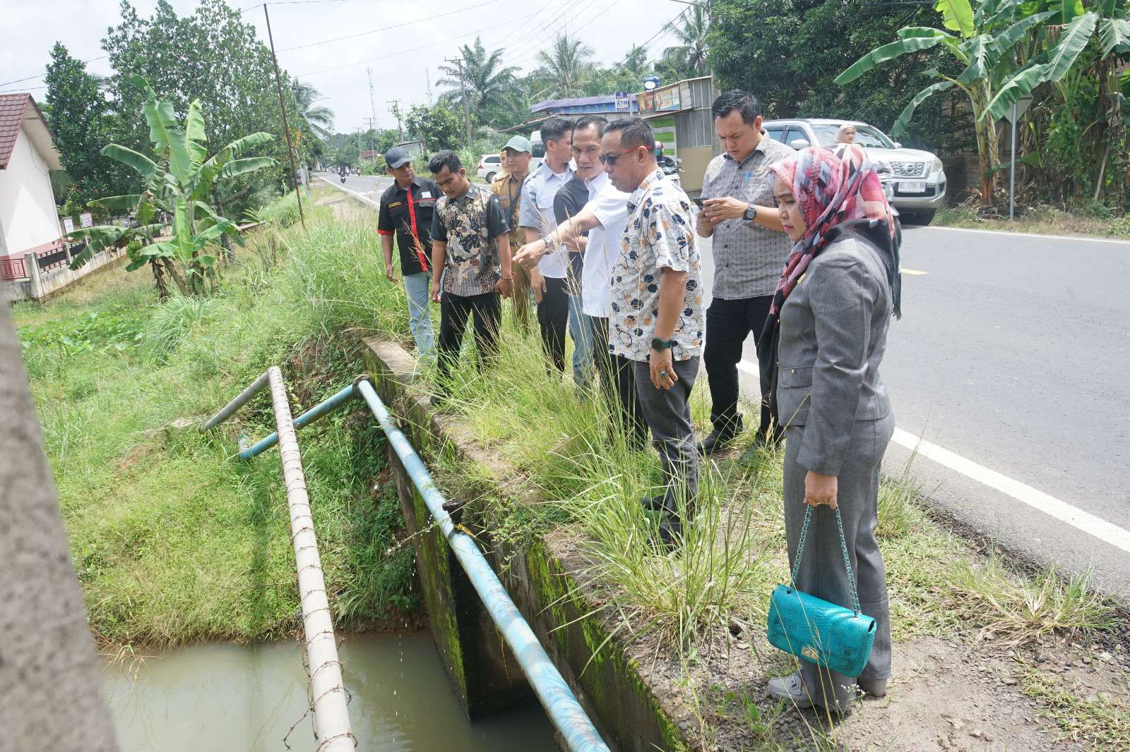 Komisi 1 DPRD Muba Monitoring Gorong-gorong dan Jalan di Lawang Wetan, Cegah Banjir di Musim Hujan