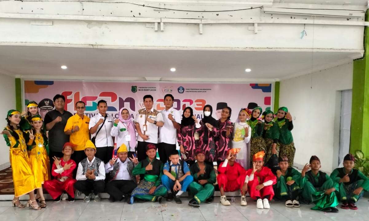 Tim SMP N 1 Sungai Lilin, Peraih Gelar Juara Terbanyak, Dalam Ajang FLS2N Tingkat Kabupaten