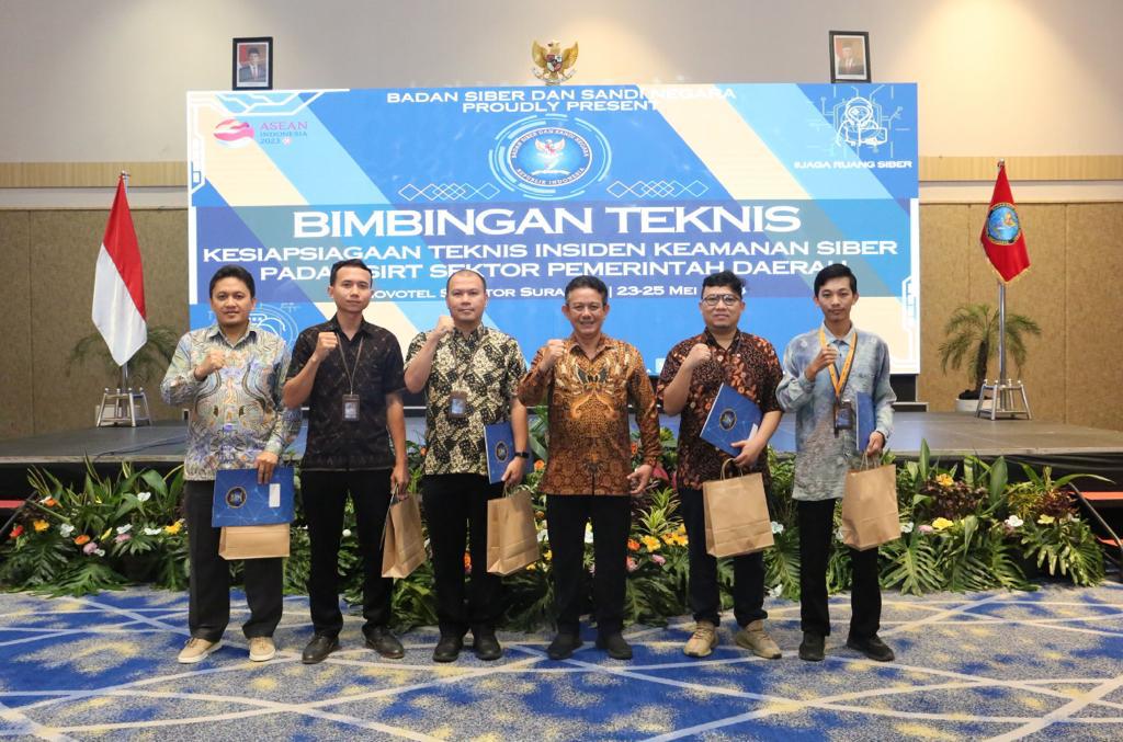 Tercepat, Dinkominfo Muba Berhasil Raih Nilai Tertinggi di Kegiatan Cyber Security Exercise