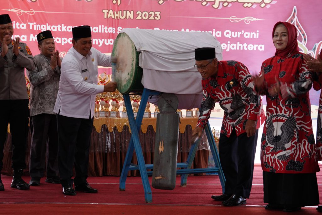 Bupati Banyuasin Askolani, Buka STQH  ke 11