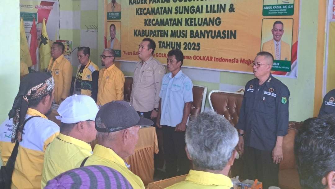 Partai Golkar Muba Gelar Diklat dan Kukuhkan Pengurus Desa di Kecamatan Sungai Lilin