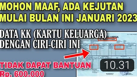 Mohon Maaf, Keluarga Dengan Kriteria Ini Tidak Dapat Bantuan Rp 600 Ribu, Berikut Penjelasannya