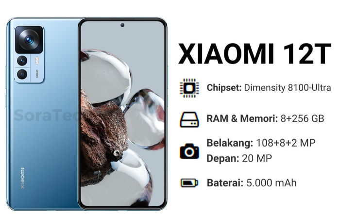 Harga Terbaru HP Flagship Xiaomi 12T 5G Tahun 2024, Cek Sekarang!