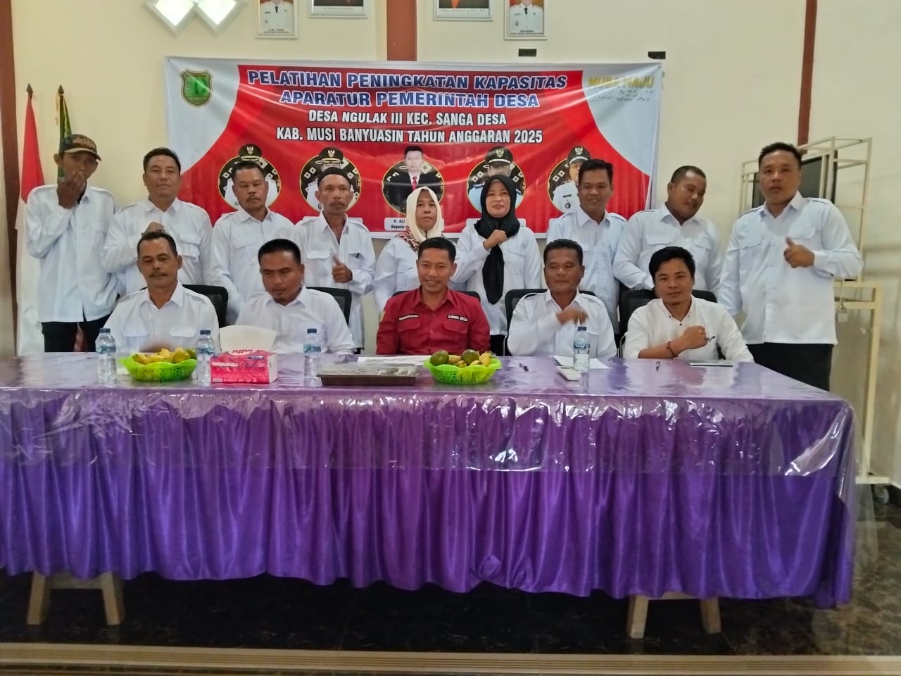 Kaur, Kasi, hingga Kadus Desa Ngulak III Ikuti Pelatihan Peningkatan Kapasitas Aparatur Desa
