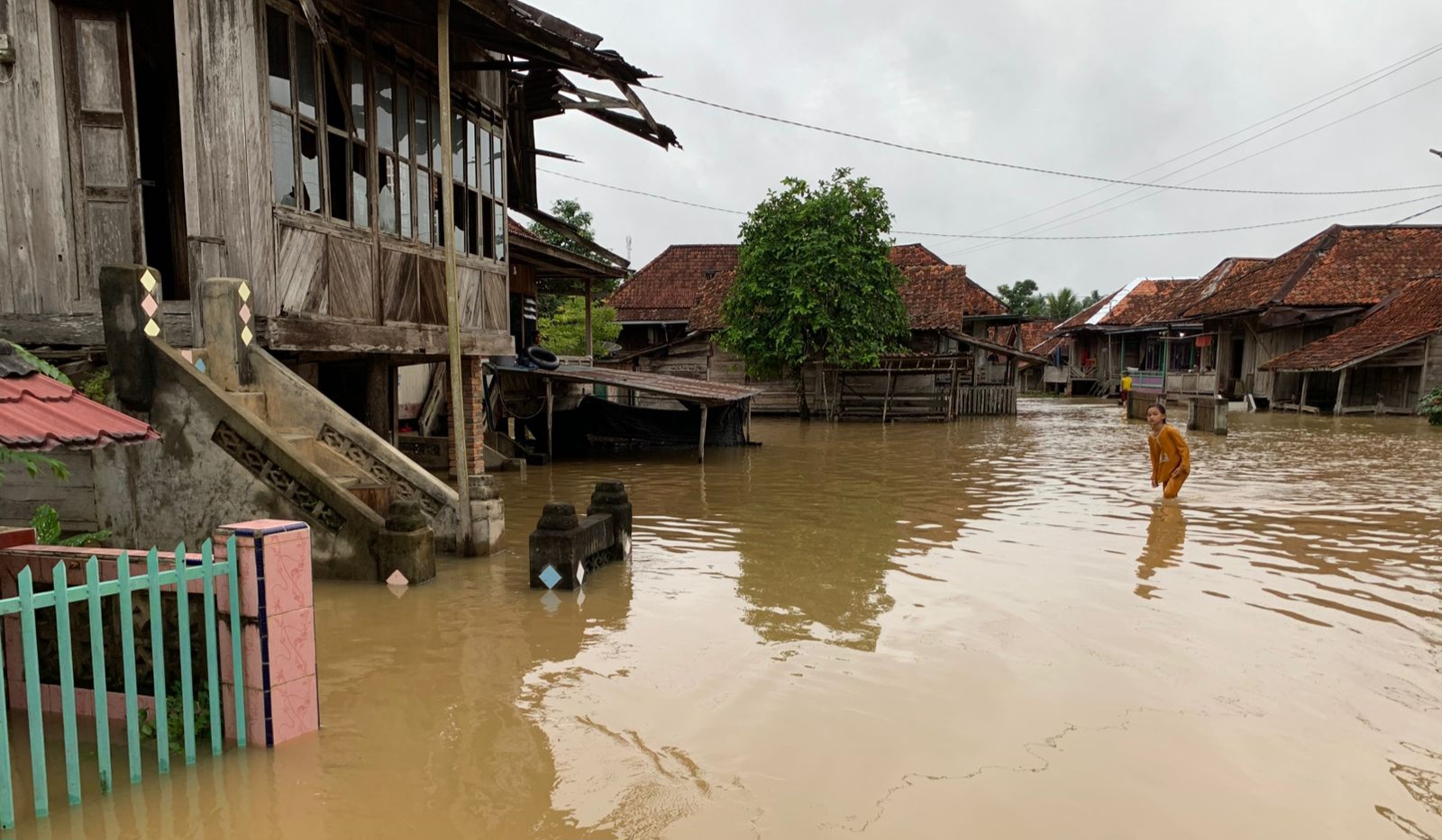 Cuaca Ekstrem, 6 Dusun di Desa Kerta Jaya Sungai Keruh Terendam Banjir, 343 KK Terdampak