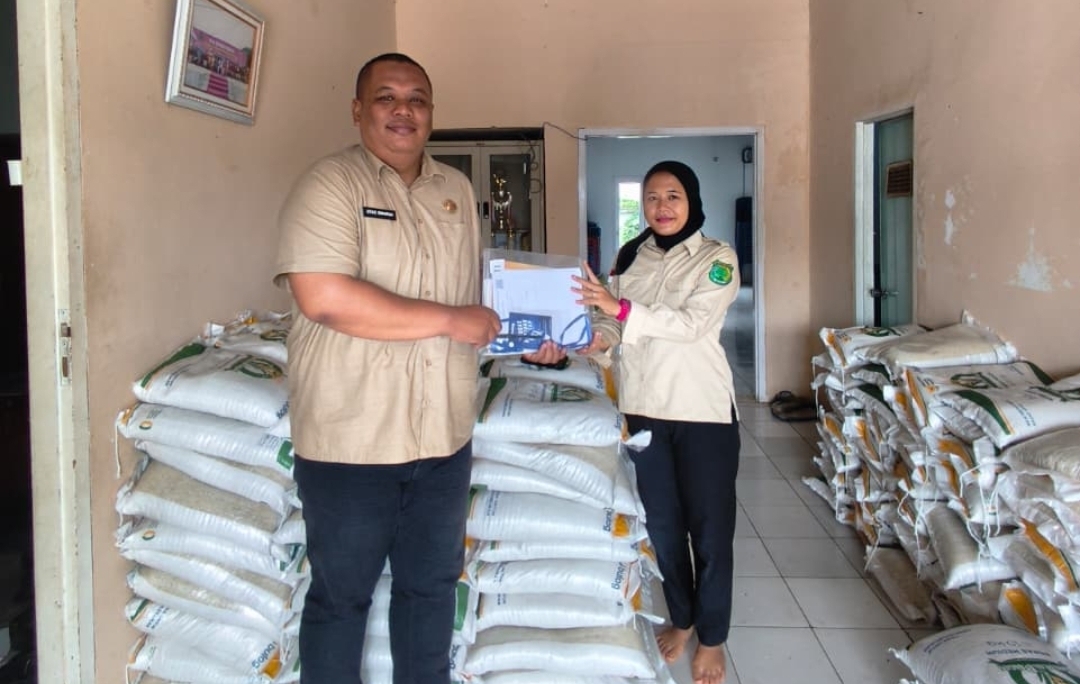 Penyaluran Bantuan Pangan di Kecamatan Sungai Lilin Berjalan Lancar