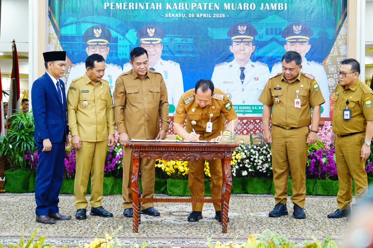 MoU Muba–Muaro Jambi Fokus Tangani Karhutla dan Persoalan Perbatasan Secara Terpadu