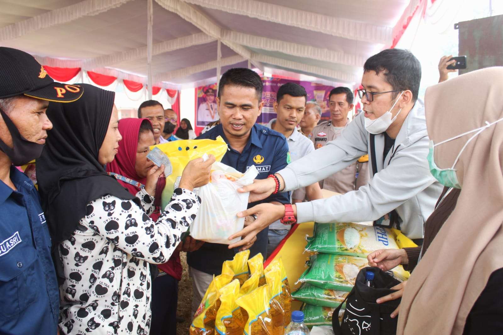 Pemkab Muba Bersama Bulog Kembali Lakukan Operasi Pasar Beras Murah 