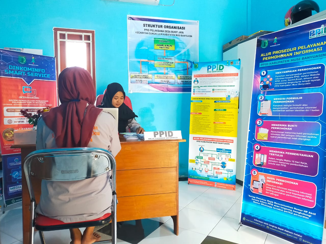 Masuk 10 Besar Nasional, Desa Eks Transmigrasi SP C3 Didatangi Komisi Informasi Pusat