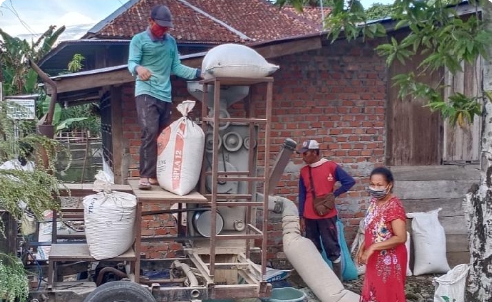 Hadirnya Usaha Penggilingan Padi Keliling, Sangat Bantu Petani 