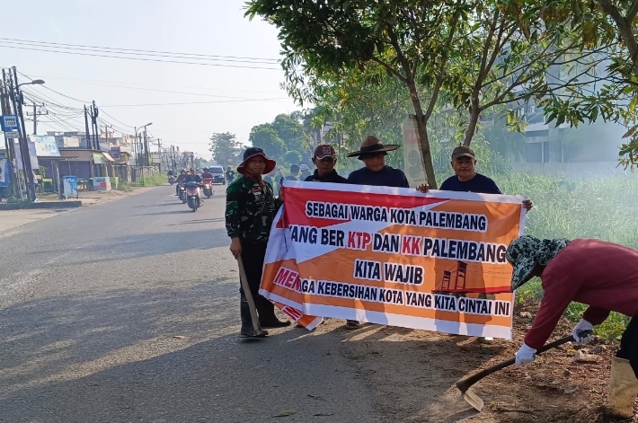 Melihat Perjuangan Warga Tegal Binangung Jadi Bagian Kota Palembang, Gotong Royong Sarana Penyampaian Pesan