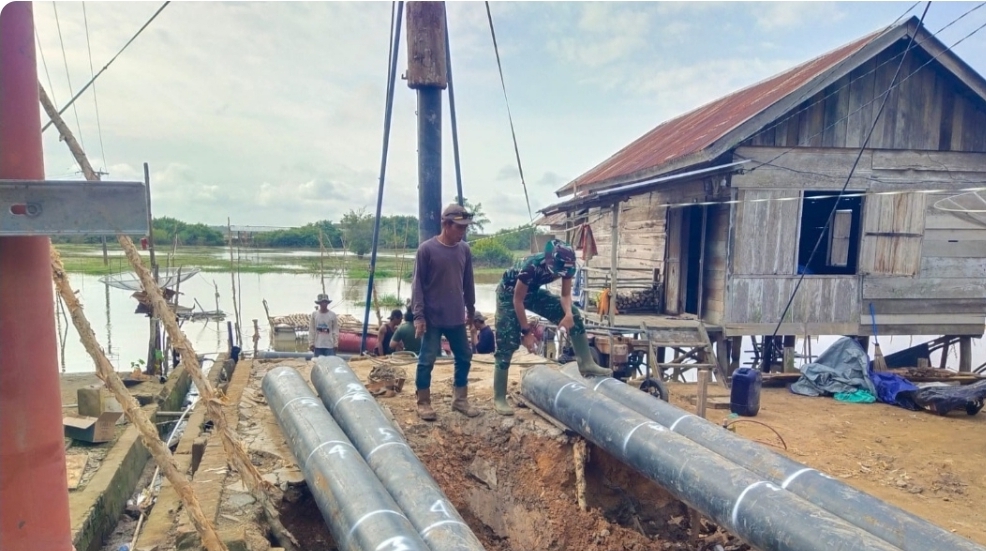 Jembatan Gantung Sungai Dabuk OKI Mulai Dibangun, Progres 5,90 Persen Permudah Akses Warga dan Pelajar