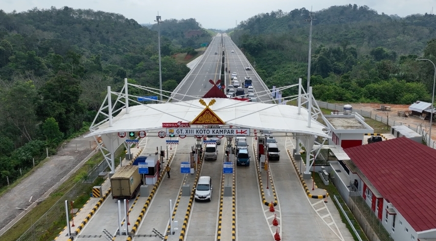 Tarif Baru Tol Pekanbaru - XIII Koto Kampar Segera Berlaku Ini Besarannya