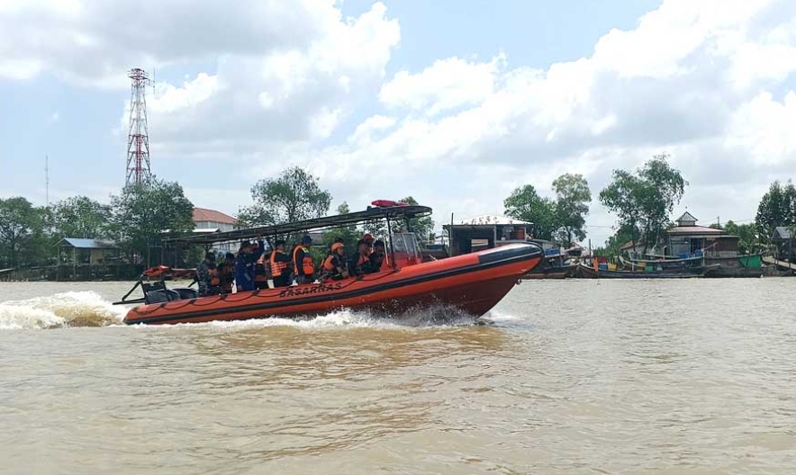 Nelayan Muda Hilang di Muara Sungsang Banyuasin, Tim SAR Diterjunkan