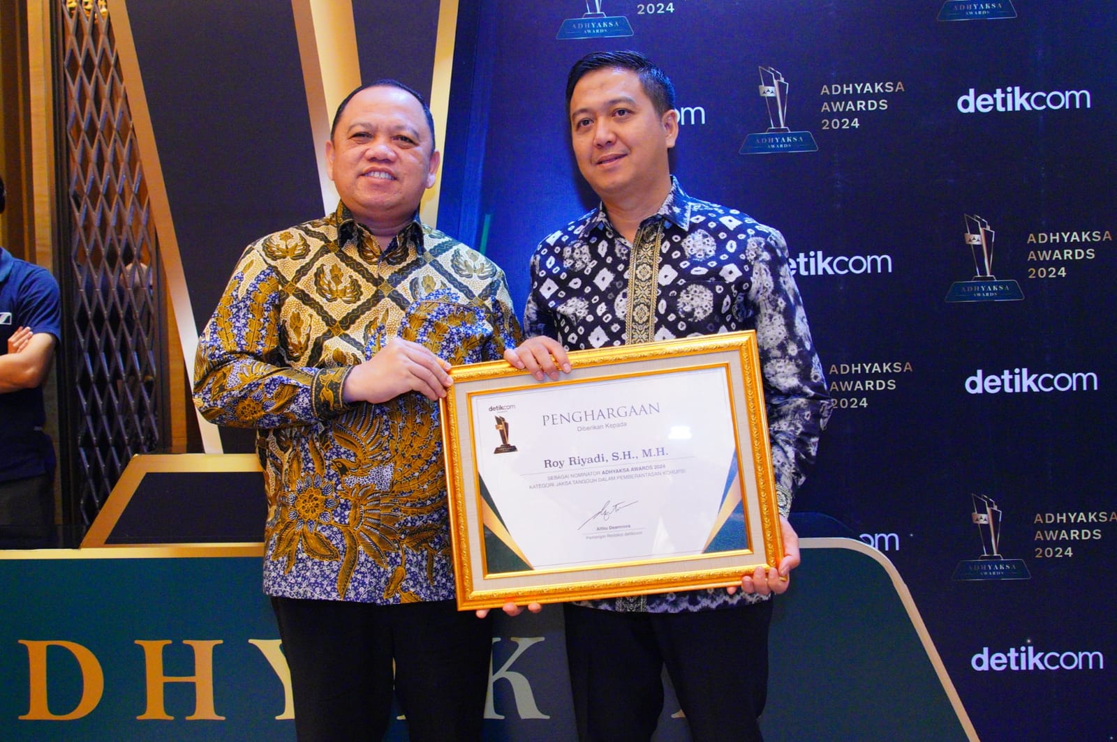 Kajari Muba Nominator 3 Besar Kategori Jaksa Tangguh Dalam Pemberantasan Korupsi