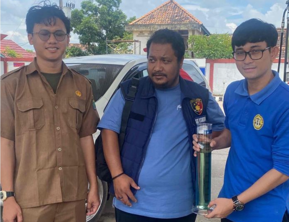 Satreskrim Polres Muba Datangi SPBU, Pastikan Kualitas dan Stok BBM di Moman Idul Fitri