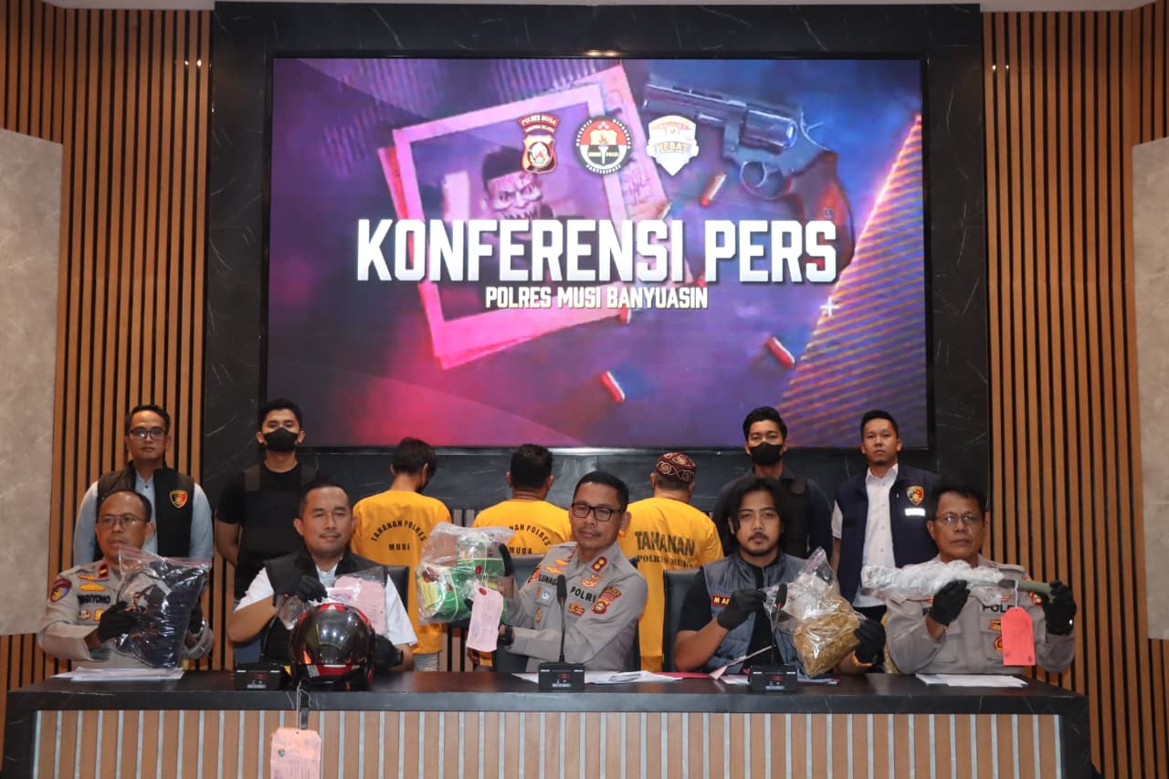 Polres Muba Gagalkan Peredaran 3 Kilogram Sabu Jaringan Lintas Daerah