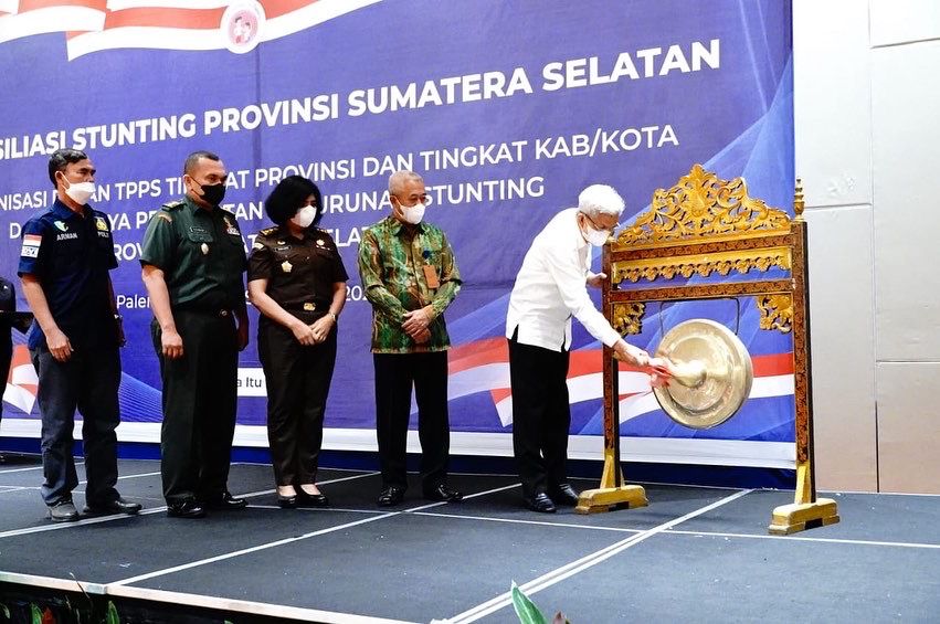 Pemprov Bersama 17 Kabupaten/Kota di Sumsel Kompak Kejar Target Turunkan Angka  Stunting