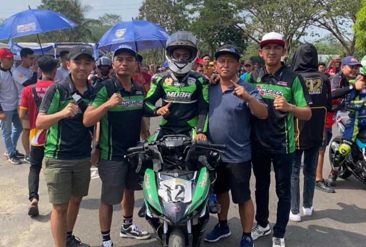 Raih 1 Medali Emas di Kelas Novice, Cabor Balap Motor Muba Optimis Tambah Dua Medali Lagi