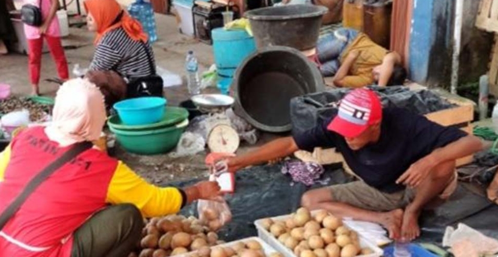 Peminat Buah Sawo di Sanga Desa Cukup Tinggi, Pedagang Buah Laris Manis