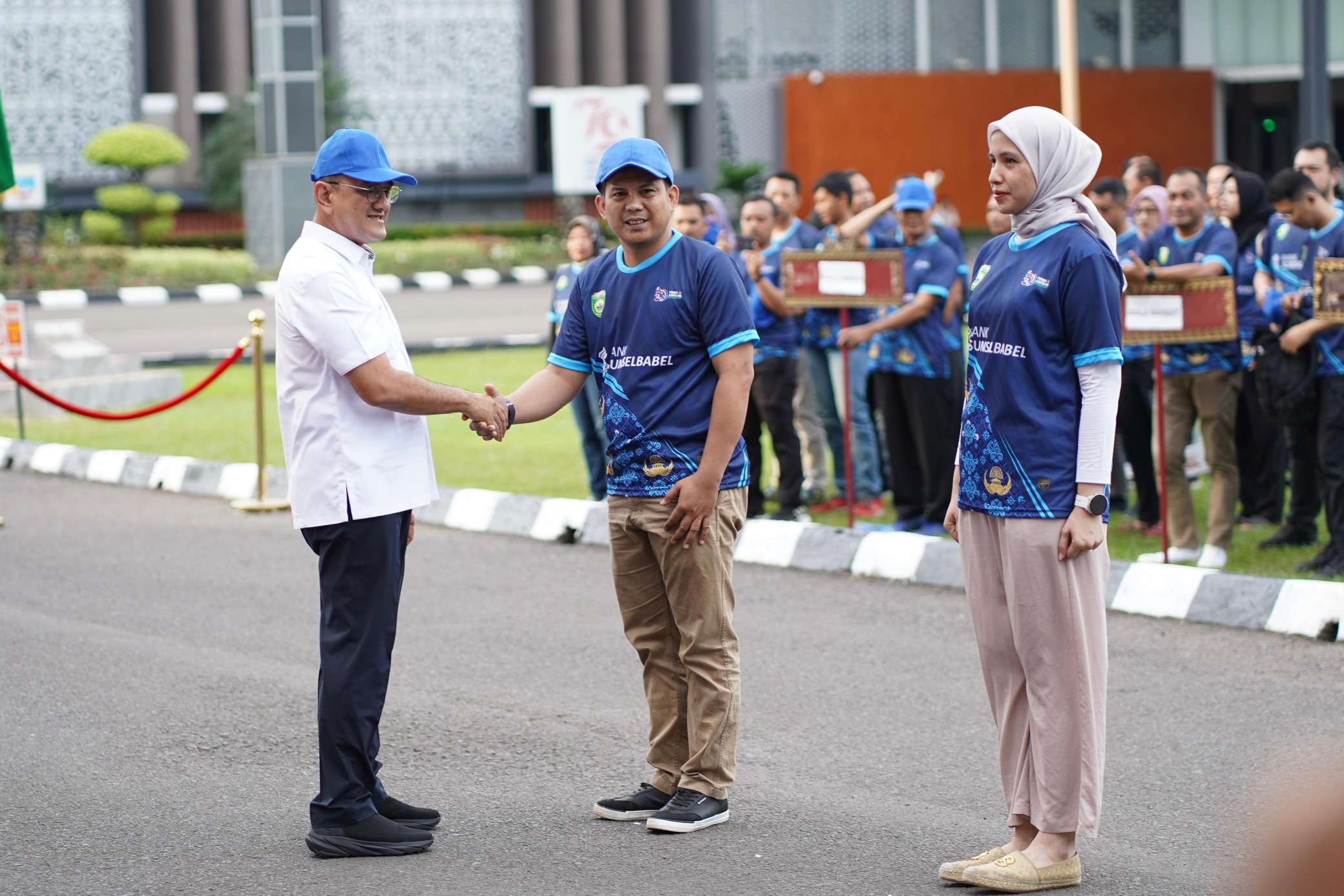 Sekda Edward Candra Lepas 292 ASN Pemprov Sumsel Berlaga di Porprov Korpri 2025