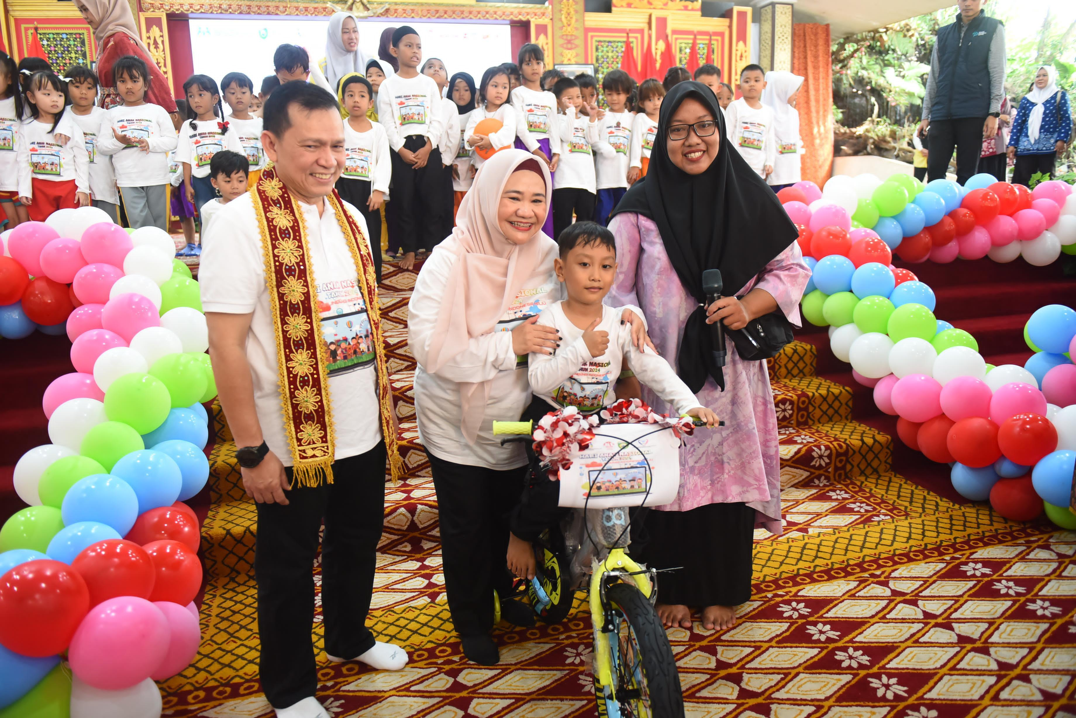 Pj Gubernur Elen Setiadi Tekankan Pentingnya Pemenuhan Hak Anak di Peringatan HAN Sumsel 2024