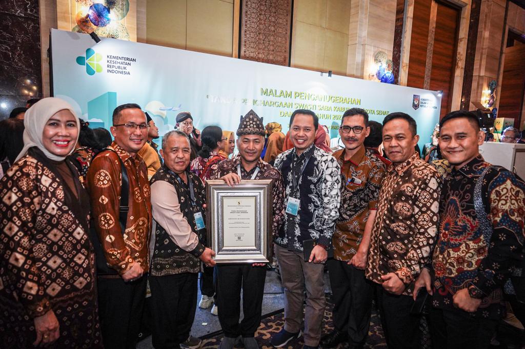 Kemenkes Nobatkan Muba Kabupaten Sehat di Indonesia, Naik Level Kategori Swasti Saba Wiwerda
