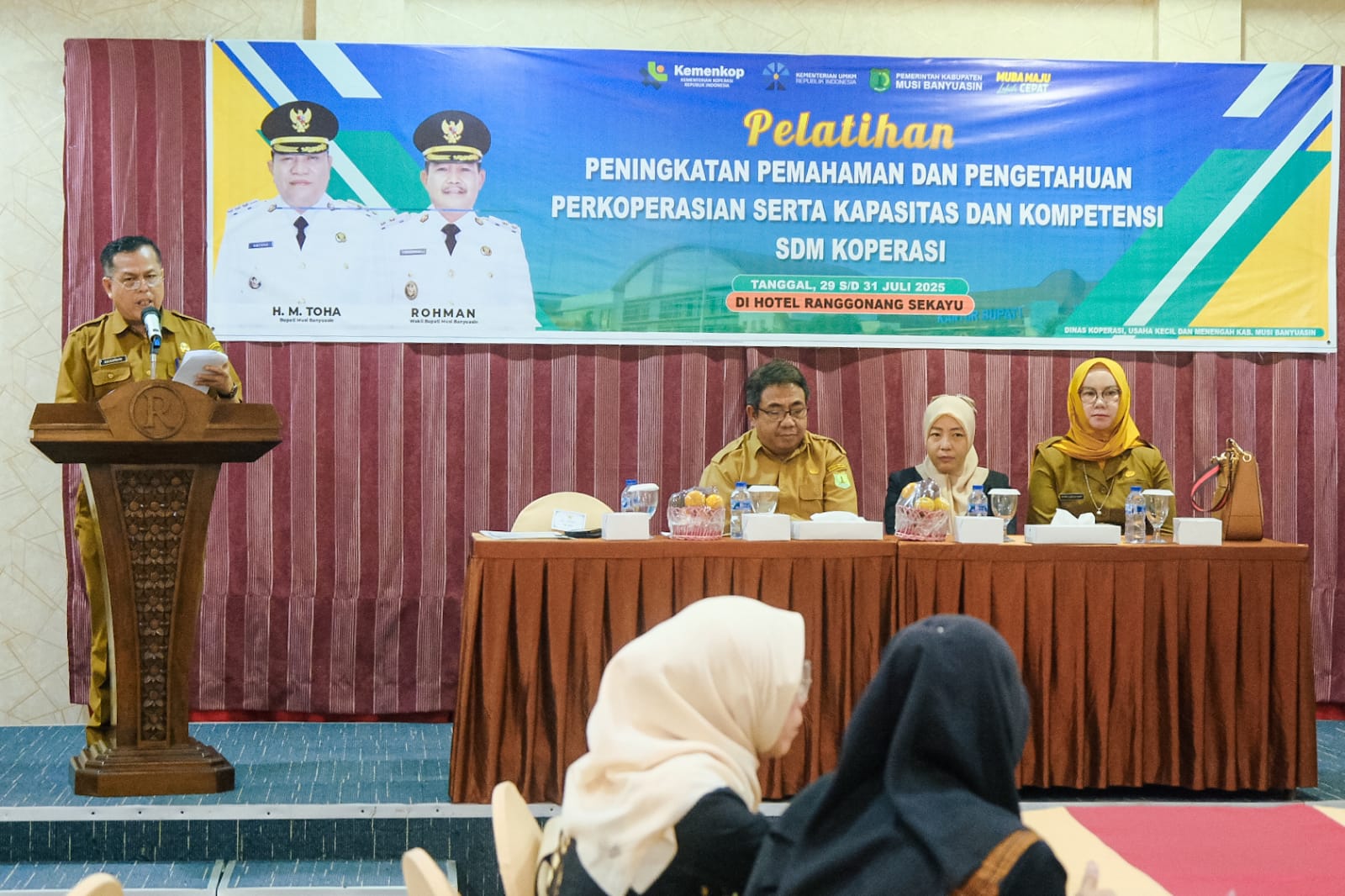 Pemkab Muba Dorong Koperasi Lebih Profesional, 60 Peserta Ikuti Pelatihan SDM di Sekayu