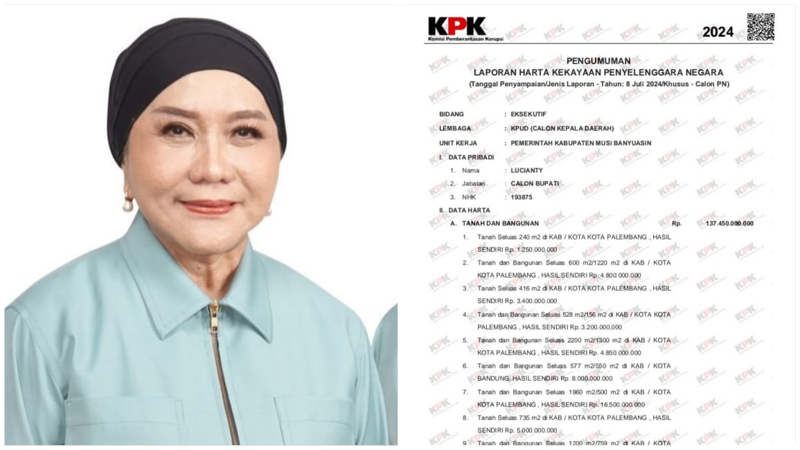 Beni Hernedi: Kekayaan Hj Lucianty Cerminkan Kemampuan Manajerial, Bukan Sekadar Harta Materi