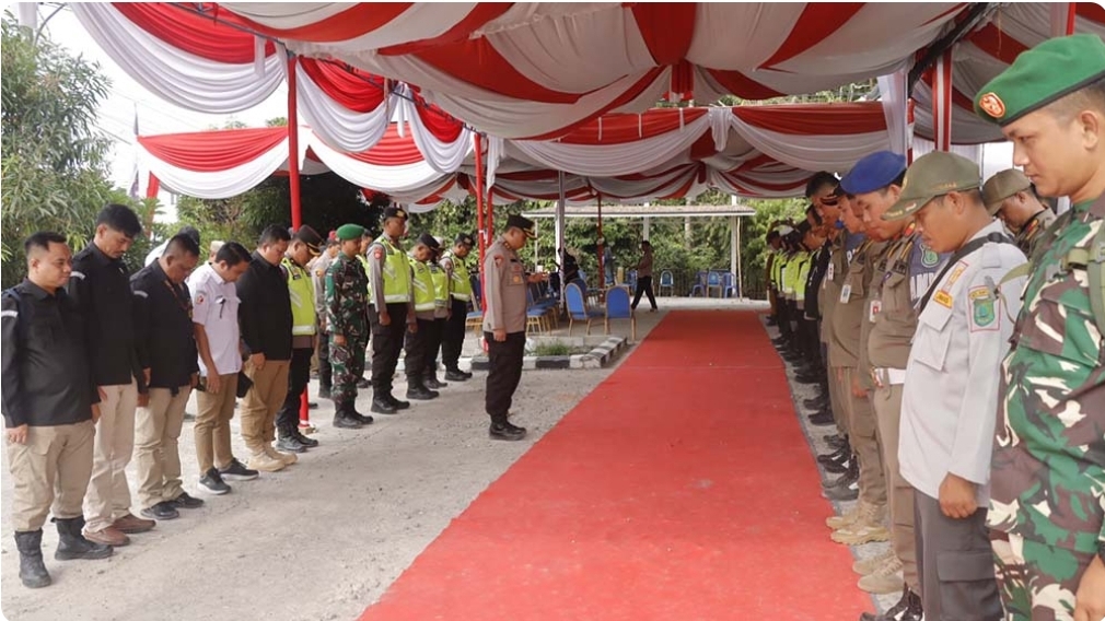 Polres Terjunkan 250 Personil, Amankan Pendaftaran Paslon Bupati dan Wakil Bupati Muba