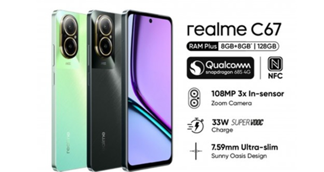 Realme C67, Smartphone Murah dengan Kamera 108MP yang Mengesankan