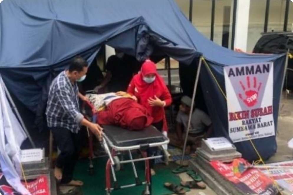 Aksi Mogok Makan di Depan Kantor Komnas HAM Tetap Berlanjut, Meski Sudah 5 Peserta Dilarikan Ke RS