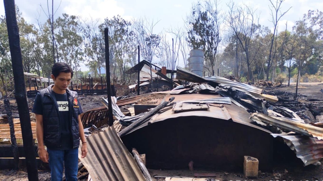 Buntut Tempat Penyulingan Minyak Terbakar, Satu Orang Diamankan