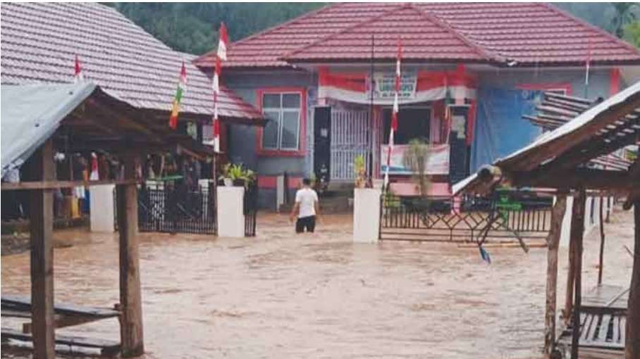 Muara Enim Direndam Banjir, Terbesar Sejak Tahun 1982