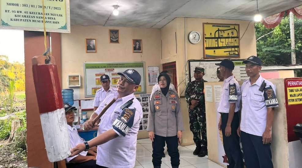 Pos Satkamling Ngulak Dikunjungi Tim Penilai, Dalam Rangka Hari Bhayangkara ke-79