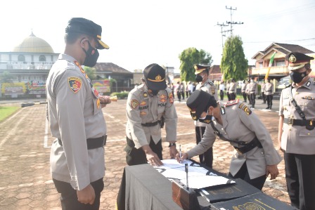 Pejabat Polres Muba Alami Rotasi