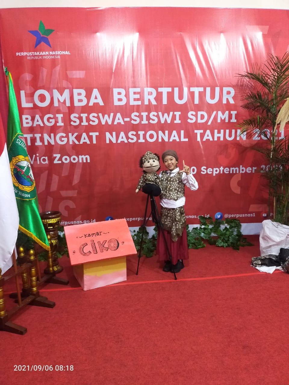 Siswi Sungai Lilin Raih Juara Harapan 2 Lomba Bertutur Nasional