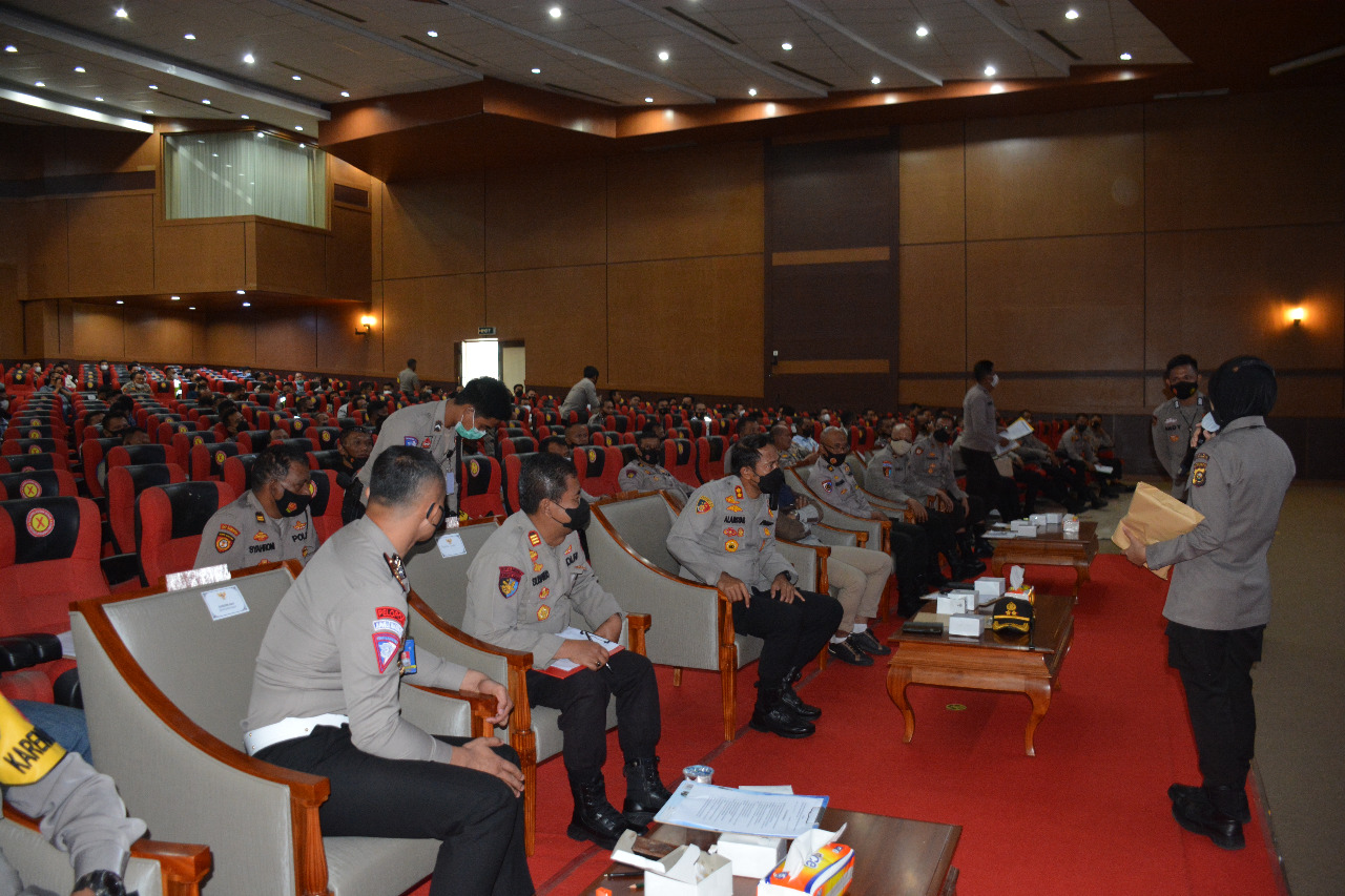 Sebelum Pegang Senpi , Personil Polres Muba Jalani Tes Psikologi